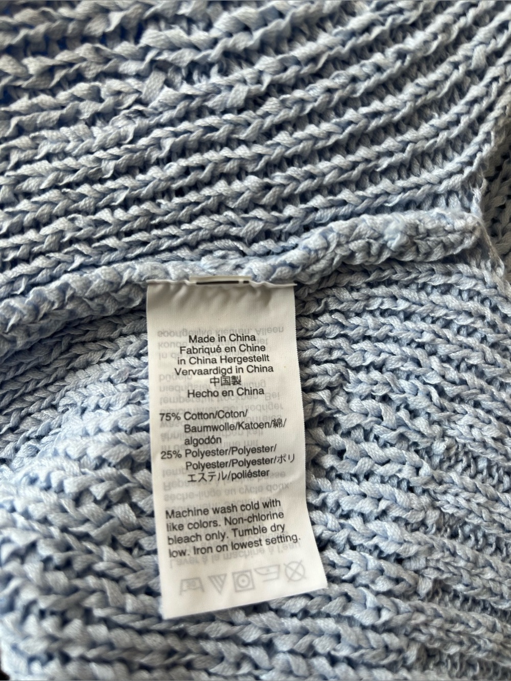 J. Crew Point Sur Light Blue Ribbed Knit Halter Tank - Picture 7 of 7
